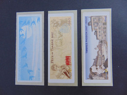 Très Beau Petit Lot De 3 Lisa De Types Différents San Veleur Faciale (tests Des Distributeurs Non Disponibles Au Public) - 1999-2009 Viñetas De Franqueo Illustradas