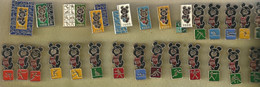 USSR 1980 OLYMPIC GAMES SYMBOL BEAR 27 BADGES - Jeux Olympiques