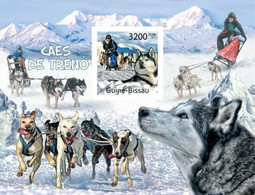 Guinea Bissau 2011, Animals, Sledge Dogs, BF IMPERFORATED - Arctic Wildlife