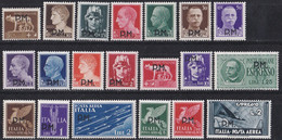 P_ Italien 1943 - Militärpostmarken Mi.Nr. 1 - 20 - Postfrisch MNH - Correo Militar (PM)