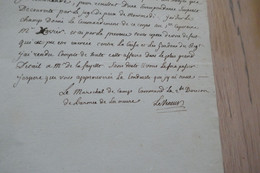 Pièce Sur Leveneur Député De L'Orne Révolution 1792 Camp Sous Dren Arrestation DE Landre Commandant 4 ème Dragons - Other & Unclassified