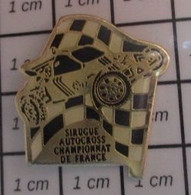 612a Pin's Pins / Beau Et Rare / THEME : SPORTS / AUTOMOBILE AUTOCROSS SIRUGUE CHAMPIONNAT DE FRANCE - Automobile - F1