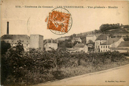 Les Vernizeaux * Vue Générale Et Route Du Village * Environs Du Creusot - Sonstige & Ohne Zuordnung