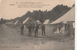 ANGERS. - Le Conflit Européen De 1914. Vue D'ensemble De L'Hôpital  Stationnaire Anglais N°4 - Angers