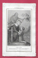 IMAGE PIEUSE/ CANIVET/ DENTELLE.. édit. Boumard  PL 481.. La Sainte Enfance Chrétienne - Devotion Images