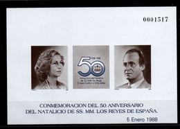 España (Prueba Oficial) Nº 15. Año 1988 - Commemorative Panes