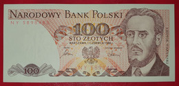 POLAND- 100 ZLOTYCH - Pologne