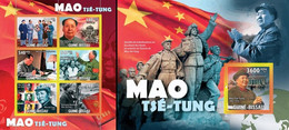 Guinea Bissau 2011, Mao Tse Tung, 6val In BF +BF - Mao Tse-Tung