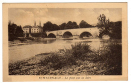 Luxembourg : Echternach : Le Pont Sur La Sûre : Pub : Hôtel Bellevue : Propriétaire Constant Scholtes - Echternach