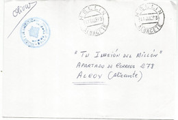 CC CON FRANQUICIA DE CORREOS HELLIN ALBACETE - Postage Free