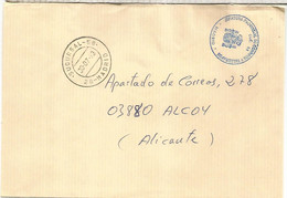 CC CON FRANQUICIA DE CORREOS MADRID SUC-58 - Franchise Postale