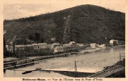 Rivière Sur Meuse - Vue De L'Écluse Vers Le Pont D'Yvoir - Profondeville