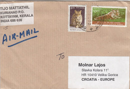 INDIA Cover Letter 156,box M - Airmail