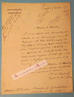 ● L.A.S 1873 Comte De CHAUDORDY Député Lot Et Garonne Né Agen Ministre De FOURTOU Versailles Télégraphes Bordeaux Lettre - Politiek & Militair