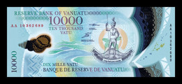 Vanuatu 10000 Vatu Commemorative 2010 Pick 16 Polymer SC UNC - Vanuatu