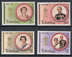 A5003  TOKELAU 1993, SG 197-200 40th Anniv. Coronation Queen Elizabeth 2, MNH - Tokelau