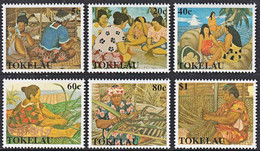 B5141  TOKELAU 1990,  SG 177-82  Women's Handicrafts,  MNH - Tokelau