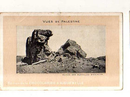 Vues De PALESTINE Ruines Des Murailles D'Ascalon Edition Chocolaterie Aiguebelle - Palestine