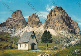 CARTOLINA  GRUPPO DI SASSOLUNGO M.3178,BOLZANO,TRENTINO ALTO ADIGE,DOLOMITI,PASSO SELLA M.2240,VACANZA,VIAGGIATA 1957 - Bolzano (Bozen)