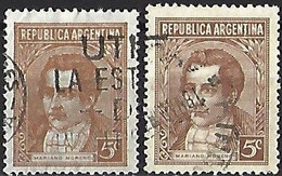 Argentina 1935 - Mi 408 XII - YT 368 ( Mariano Moreno ) - Unused Stamps