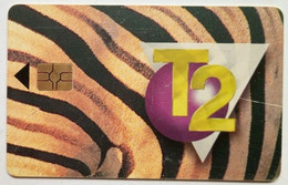 Namibia Tele 2  N$12.00 " Zebra " ( Red ) - Namibie