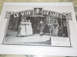 ANCIENNE PUBLICITE TONIQUE LE VIN DESILES 1910 - Alcools