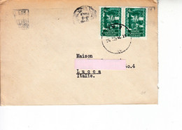 TURCHIA  1954 - Unificato 1147 Veduta  Su Lettera Per Italy - Storia Postale