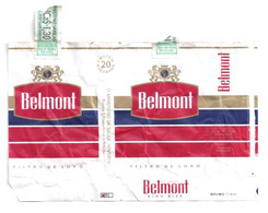 Marquilla Cigarrillos Belmont - Origen: Brasil - Contenitori Di Tabacco (vuoti)