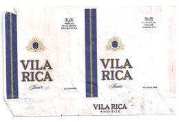 Marquilla Cigarrillos Vila Rica Suaves - Origen: Brasil - Boites à Tabac Vides