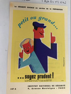 Vignette Sécurité Sociale Au Service De La Prévention, 147 A Institut National De La Sécurité (Affiche De Trochon) - Posters