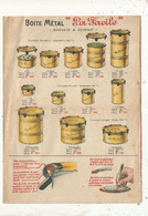 Publicité 4 Pages , Boite Métal LA FACILE ,LA CONSERVE , BRIVE LA GAILLARDE , 1929  , 3 Scans, Frais Fr 1.65 E - Publicités