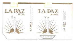 Marquilla Cigarrillos La Paz Extra - Origen: Uruguay - Empty Tobacco Boxes