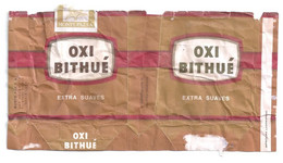 Marquilla Cigarrillos Oxi Bithué - Origen: Uruguay - Contenitori Di Tabacco (vuoti)