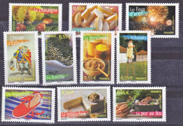 France 4260 4269 2008  Portraits Des Régions (12) Du Bloc 125  Neuf ** TB MNH Faciale 5.5 - Neufs