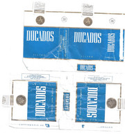 Lote 2 Marquillas Cigarrillos Ducados - Origen: España - Empty Tobacco Boxes