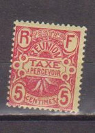 REUNION           N°  YVERT  TAXE 6  NEUF AVEC CHARNIERES     ( CHARN    05/10 ) - Timbres-taxe