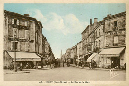 Niort * La Rue De La Gare * Bar * Restaurant Hôtel De La Gare - Niort