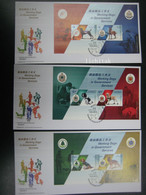 China Hong Kong 2012 Working Dogs Government Service Stamp Booklet FDC - FDC