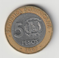 DOMINICANA 2007: 5 Pesos, KM 89 - Dominikanische Rep.