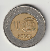 DOMINICANA 2016: 10 Pesos, KM 106 - Dominikanische Rep.
