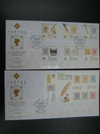 China Hong Kong 2012 Hong Kong Post 150th Stamps & MS FDC - FDC