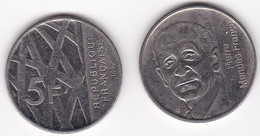 5 Francs Pierre Mendes France 1992, En Nickel, Gad# 773 - Commémoratives