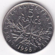 5 Francs Semeuse 1995, En Cupro Nickel, Gad# 771 - 5 Francs