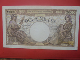 ROUMANIE 2000 LEI 1941 Circuler (L.12) - Romania