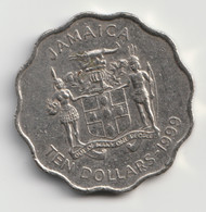 JAMAICA 1999: 10 Dollars, KM 181 - Giamaica