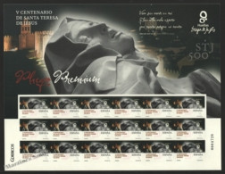 Espagne - Spain - España - Premium Sheet 2015 - Yvert 4642, 500th Ann. Birth Of Saint Theresa Of Avila - MNH - Fogli Completi