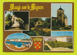 79 MAUZE SUR LE MIGNON Sous Les Moulins Bord Du Mignon Eglise Piscine Plongeoir Maison De Retraite - Mauze Sur Le Mignon