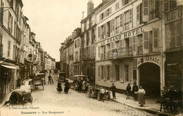 Tonnerre * La Rue Rougemont * Le Grand Hôtel * Automobile Voiture Ancienne - Tonnerre