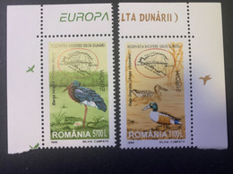 Romania 1999 Northern Shoveler Black Stork Birds Europa CEPT MNH - Unused Stamps