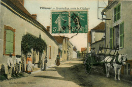 Villemer * La Grande Rue * La Route De Chichery * Attelage * Villageois - Sonstige & Ohne Zuordnung